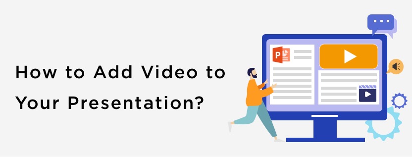 how to add a presentation on video